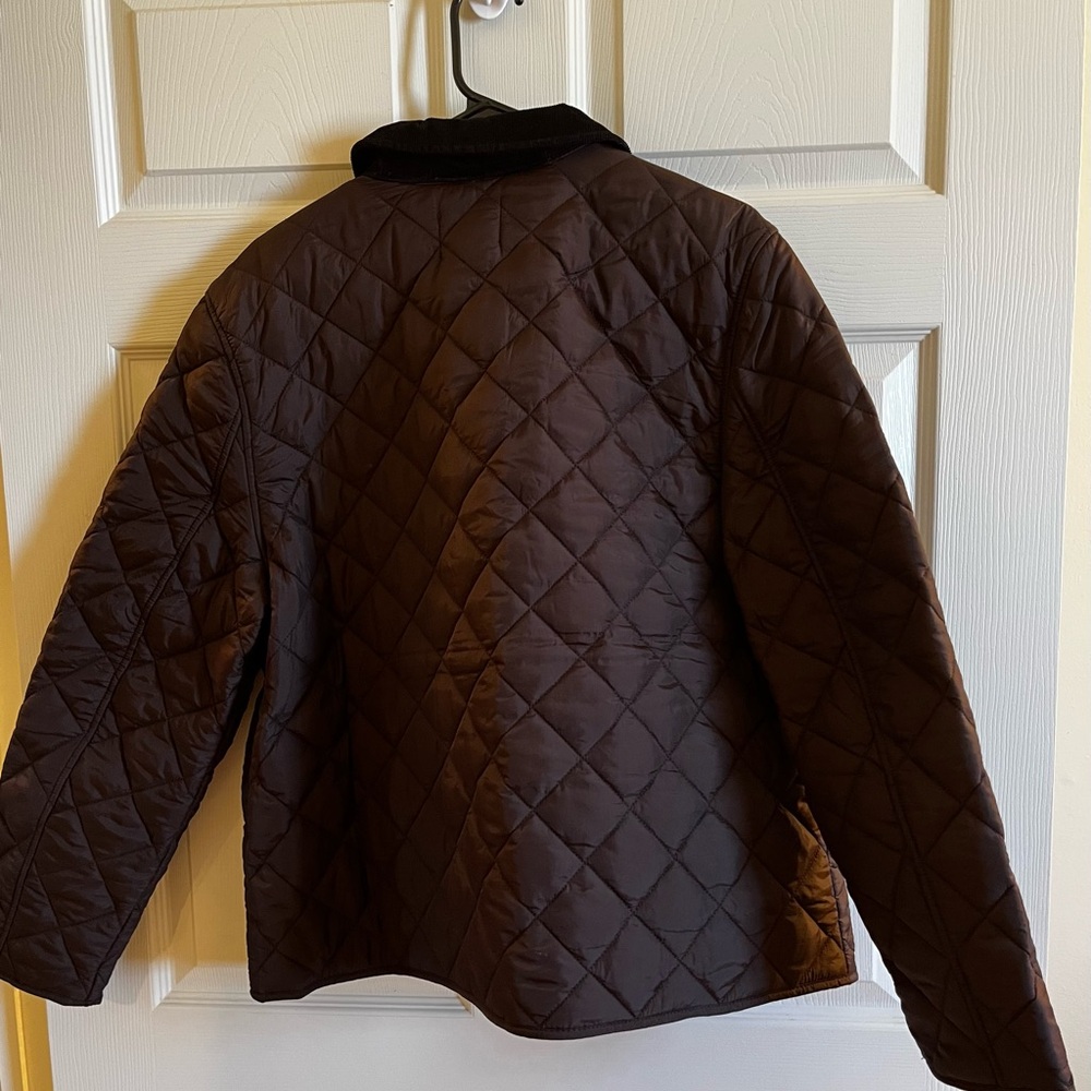 NWT Quilted Jacket With Corduroy Collar - Picture 2 of 8